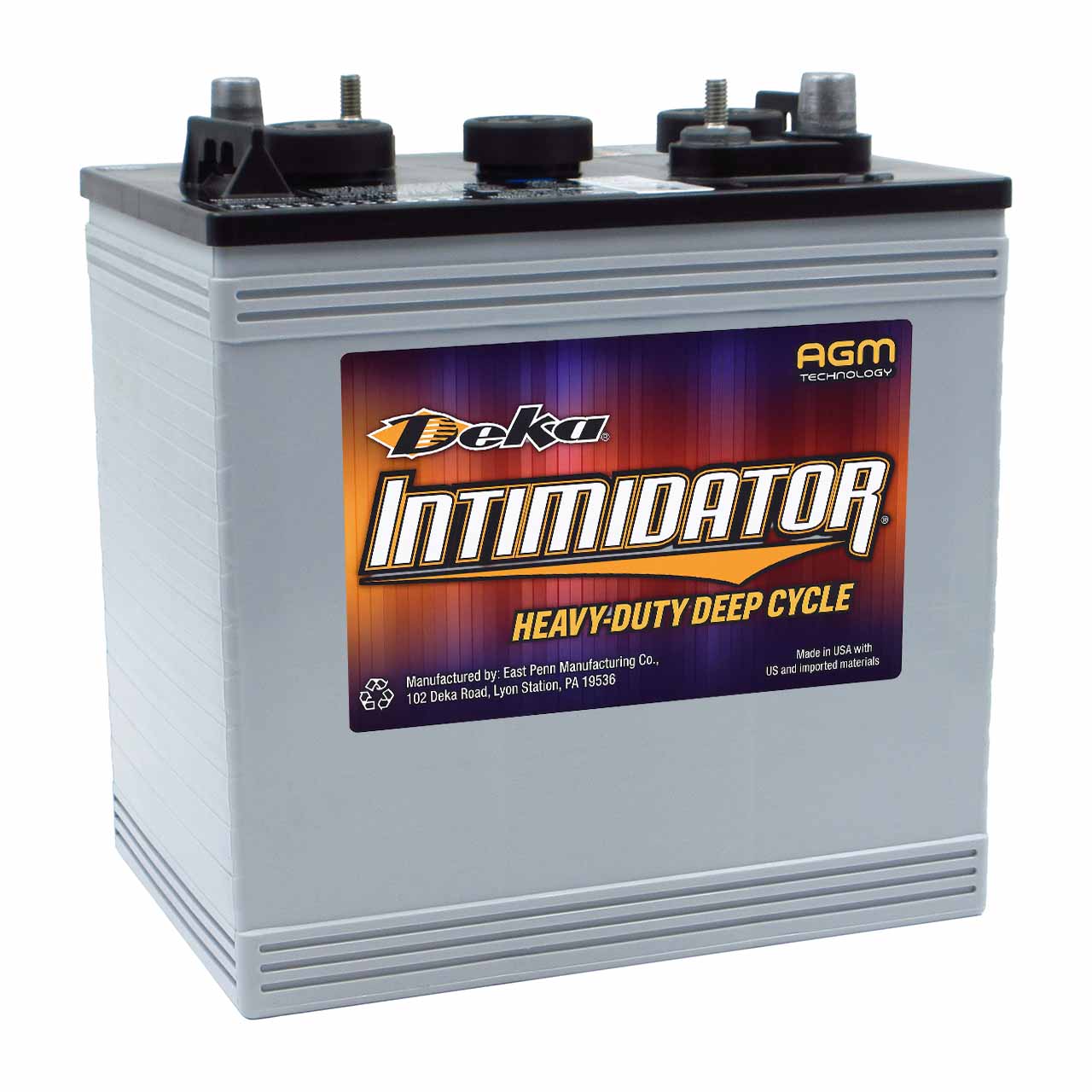 Deka 8AGC2 6V 190Ah AGM Deep Cycle Battery &ndash; Group GC2