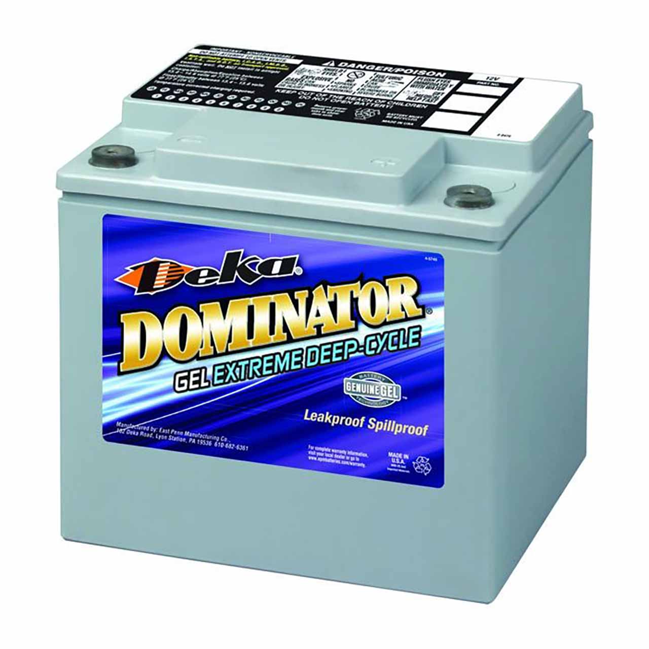 Deka 8G40C 12V 40Ah Deep Cycle Gel Battery