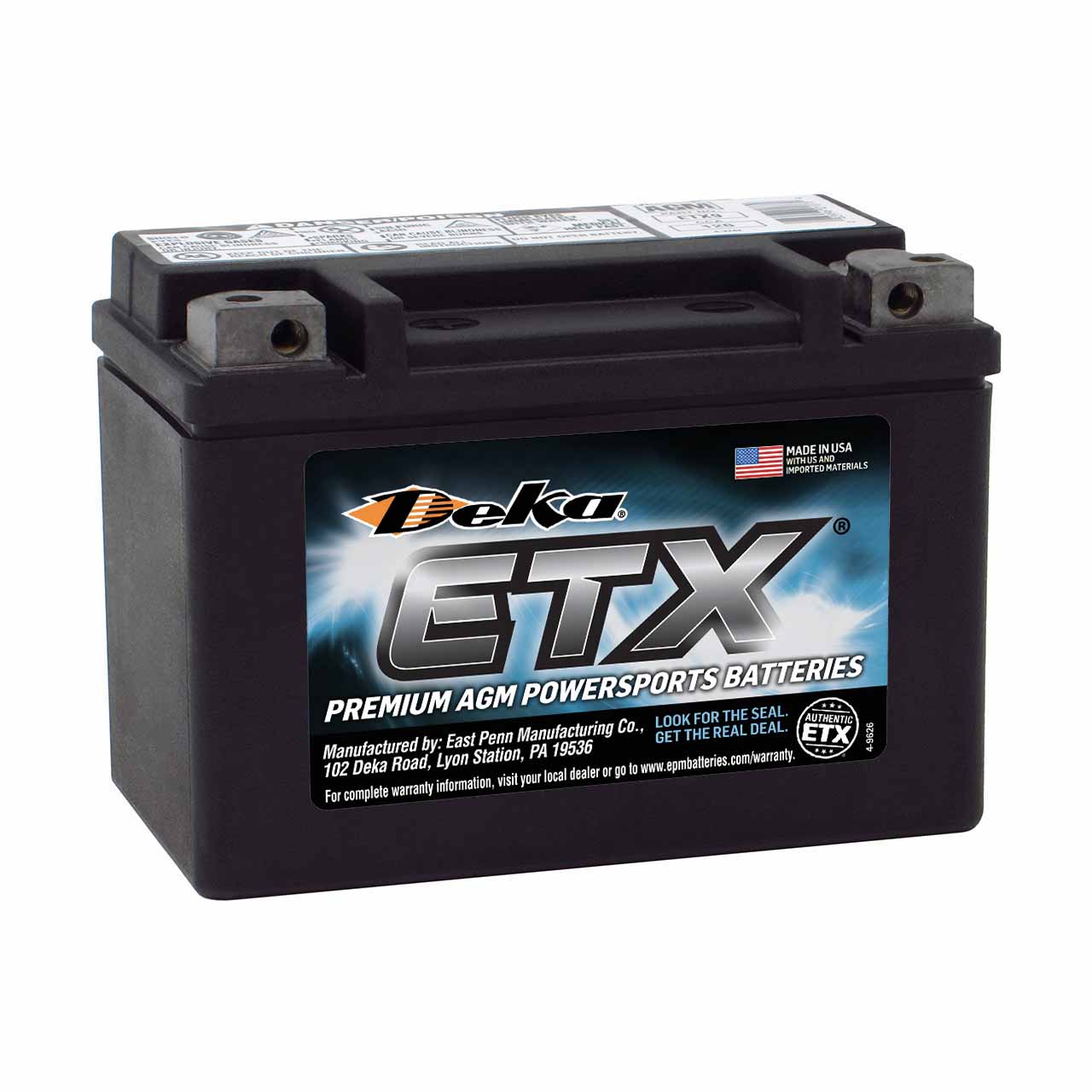 Deka ETX9 AGM Powersport Battery &ndash; Group 9