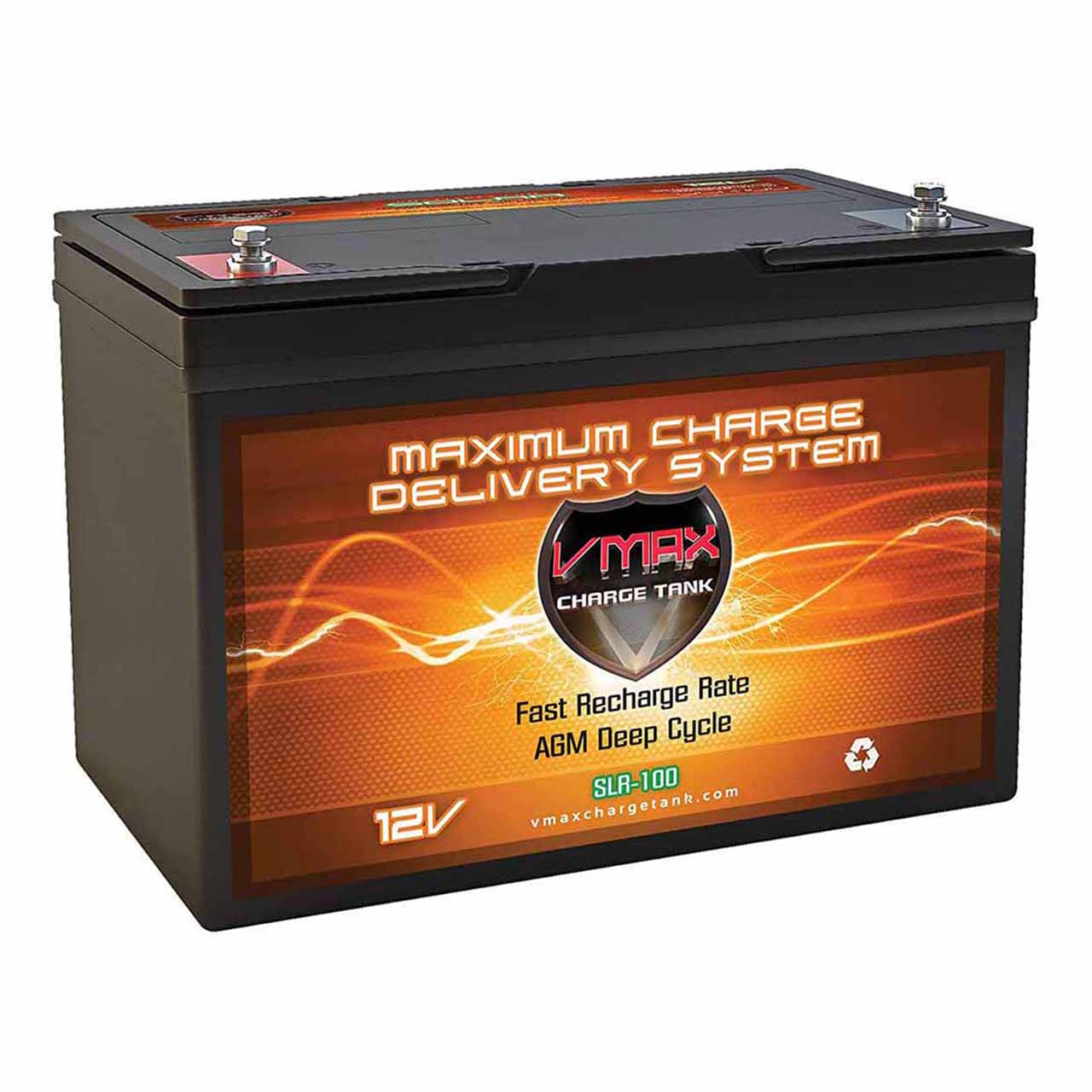 VMAX SLR100 12V 100Ah AGM Deep Cycle Battery &ndash; Group 27