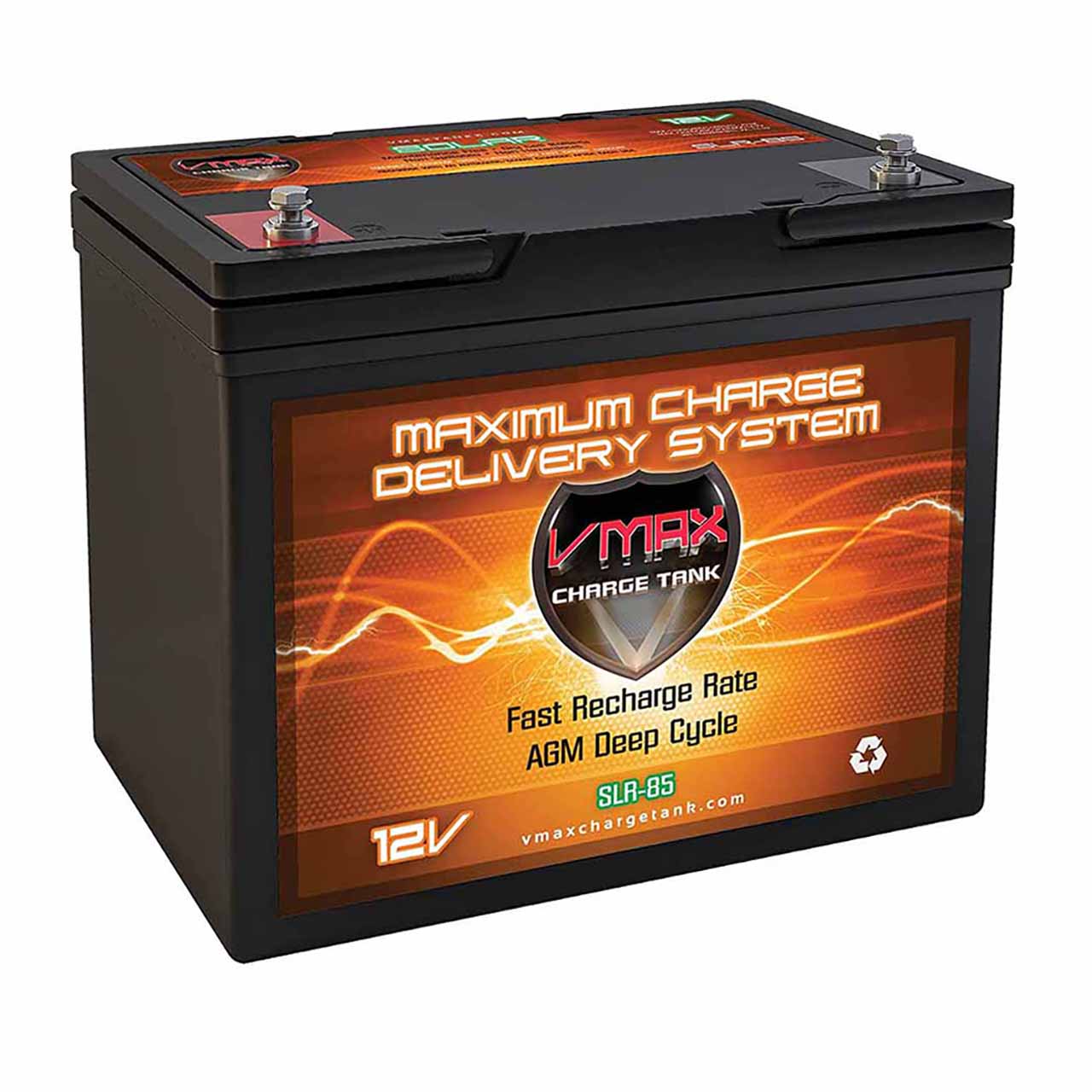 VMAX SLR85 12V 85Ah AGM Deep Cycle Battery – Group 24 VMAX SLR85 12V 85Ah AGM Deep Cycle Battery – Group 24