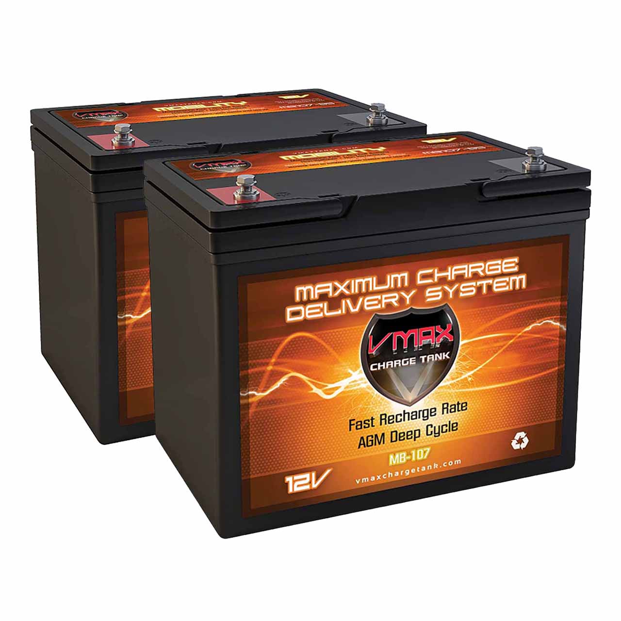 VMAX 24V Electric Wheelchair Battery Set &ndash; Group 24
