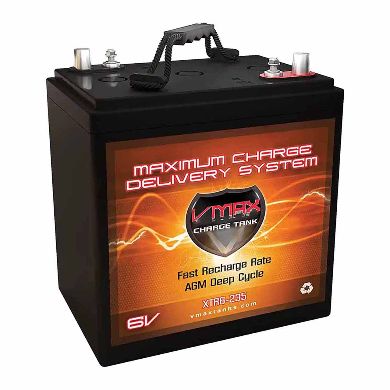 VMAX XTR6-235 6V 235Ah AGM Deep Cycle Battery &ndash; Group GC2